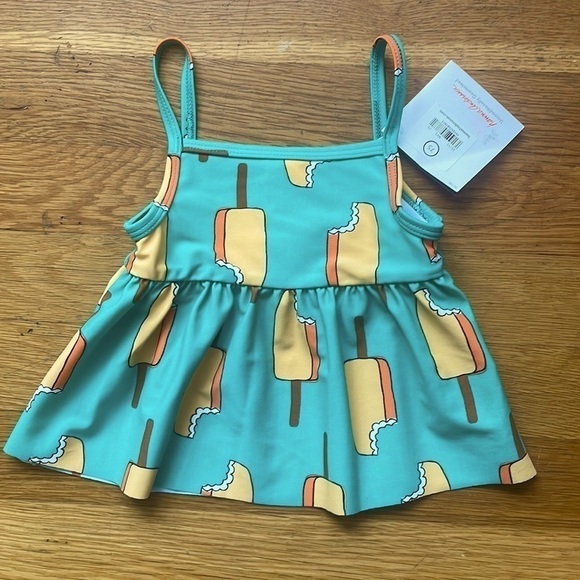 Hanna Andersson Popsicle Swimsuit top 12-18 months - Picture 1 of 3